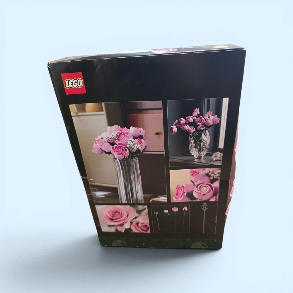 New! LEGO Botanicals Bouquet of Pink Roses Set 10374 *Damaged Box*